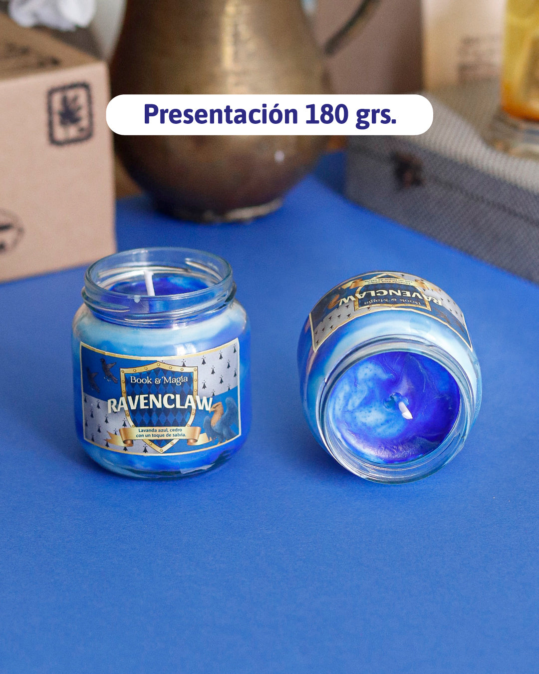 Vela inspirada en Ravenclaw 🦅