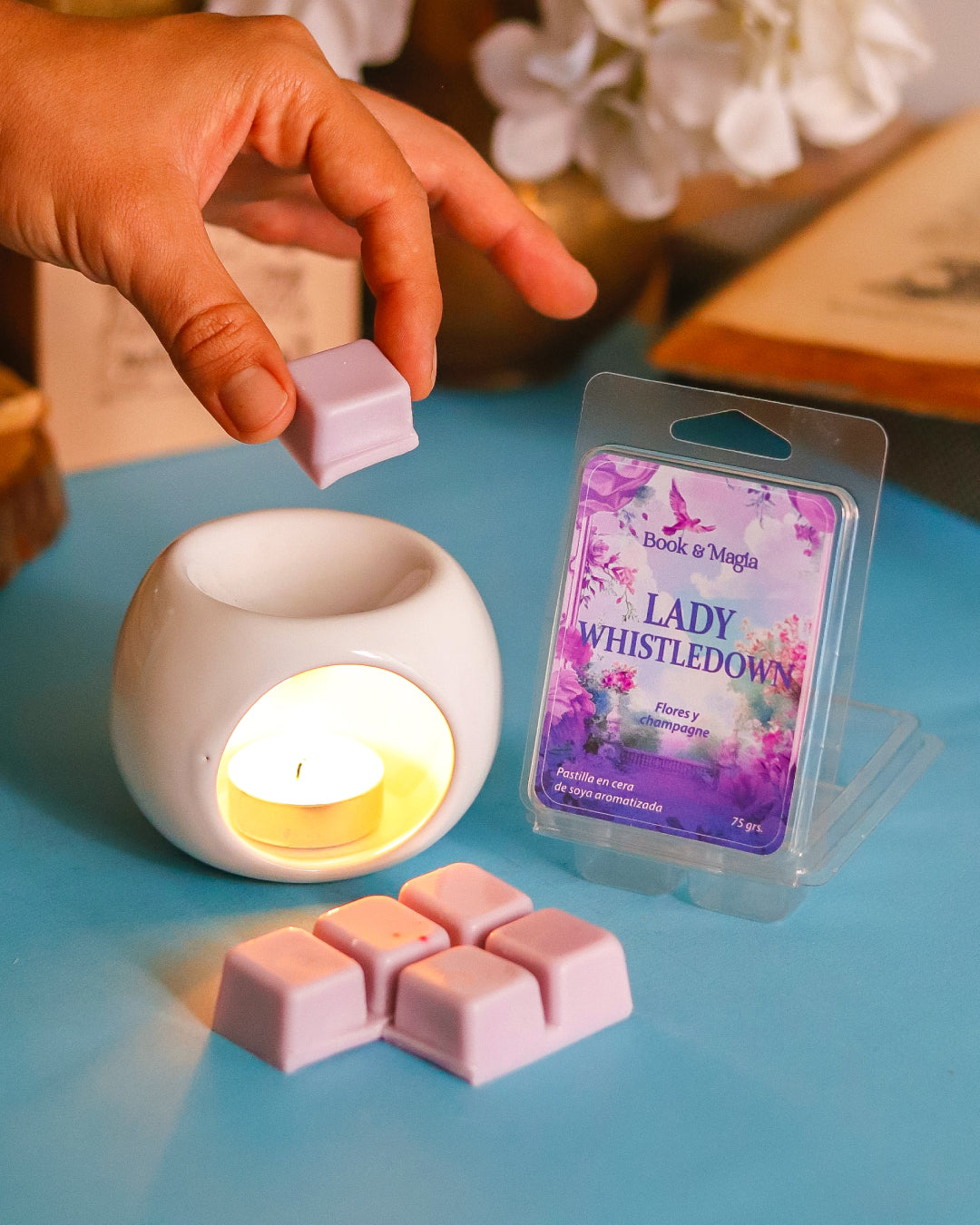 WAX MELTS - Brindis en Bridgerton: Flores y Champán Rosado ✨🌸